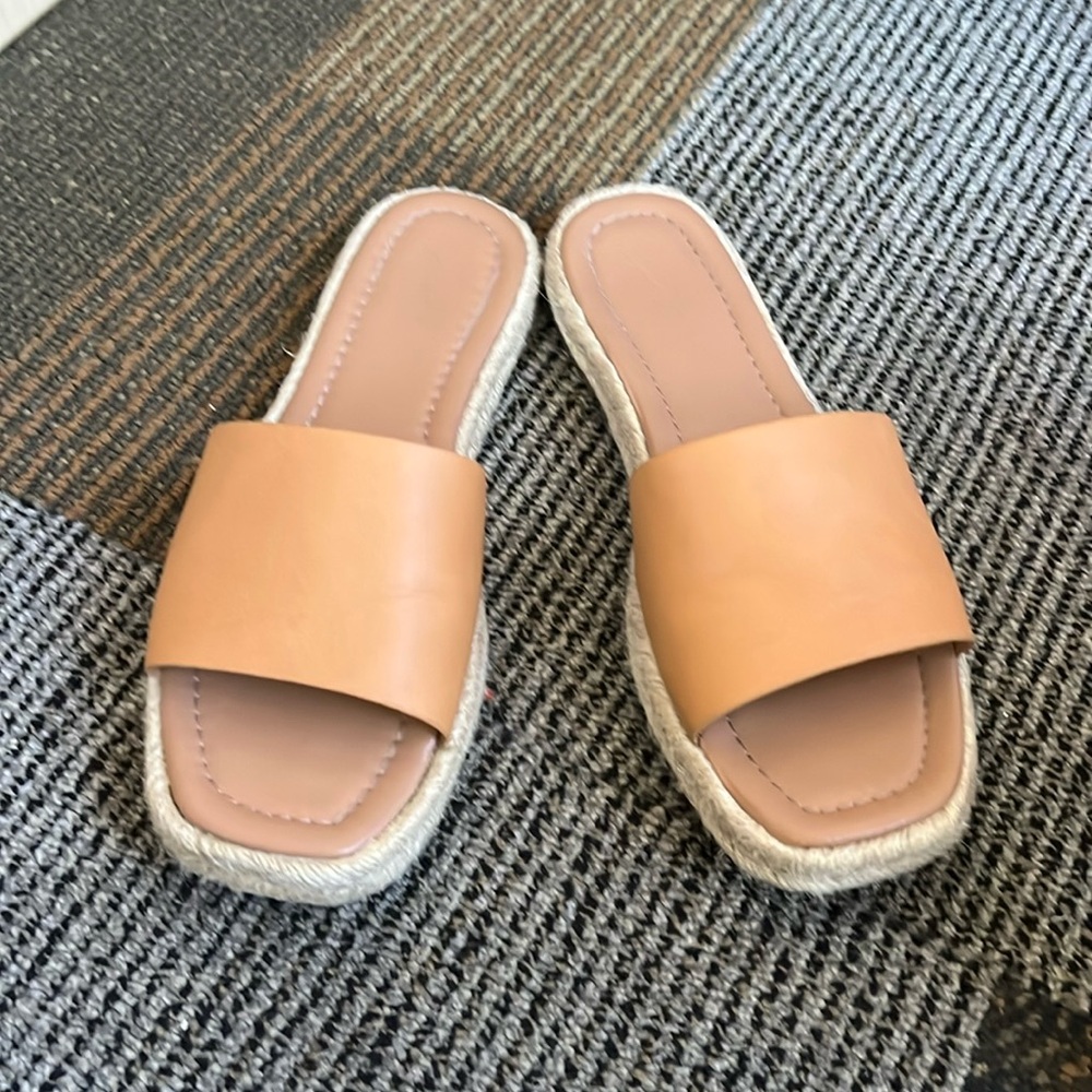 Universal Thread Maren Square Toe Espadrille Slid… - image 2